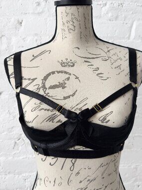 Bordelle Open Breast Bra, size S
